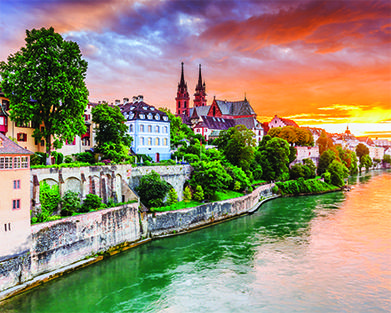 Basel views is the perfect way to end you river cruise