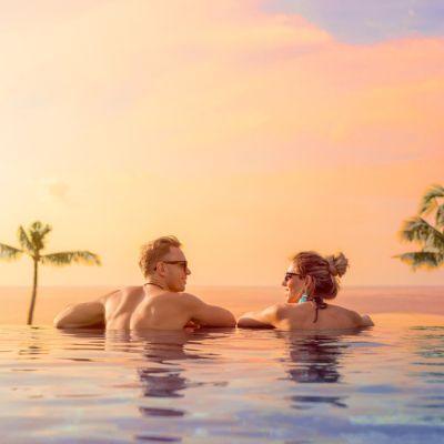 Romance is in the air — especially during your honeymoon! Let Lisa Mallett at Destinations Travel Agency help you kick off the beginning of your life together with romance!